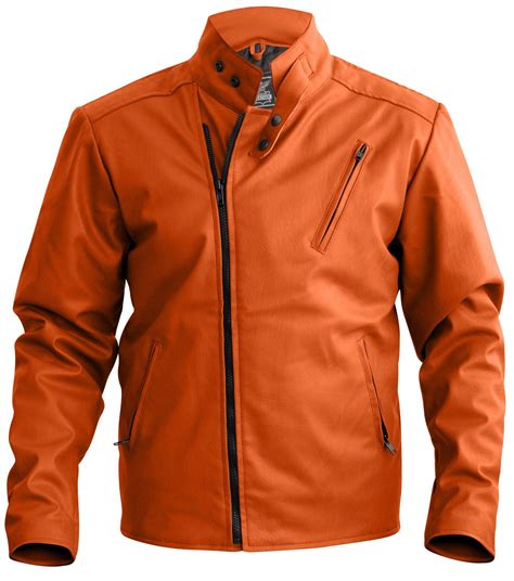 Men's Orange Jackets & Coats 